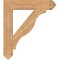 Ekena Millwork Funston Arts & Crafts Smooth Bracket, Western Red Cedar, 5 1/2"W x 32"D x 36"H BKT06X32X36FST03SWR - alternate 2